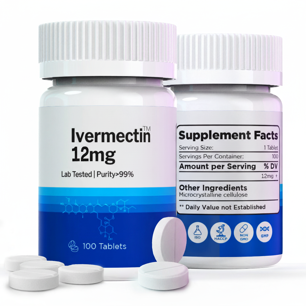 Ivermectin 12mg – 100 Tablets, Lab Tasted | Purity 99%