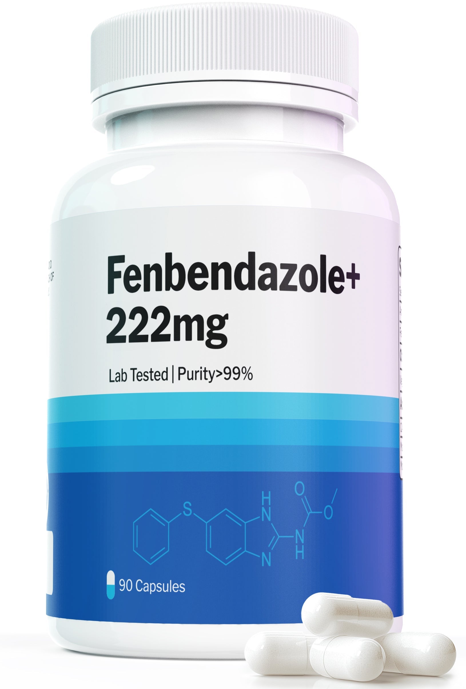 Fenbendazole 222mg 90 Capsules, Lab Tasted | Purity 99%