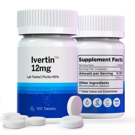 Ivermectin 12mg – 100 Tablets, Lab Tasted | Purity 99%