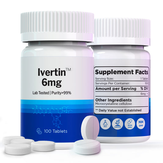 Ivermectin 6mg – 100 Tablets, Lab Tasted | Purity 99%